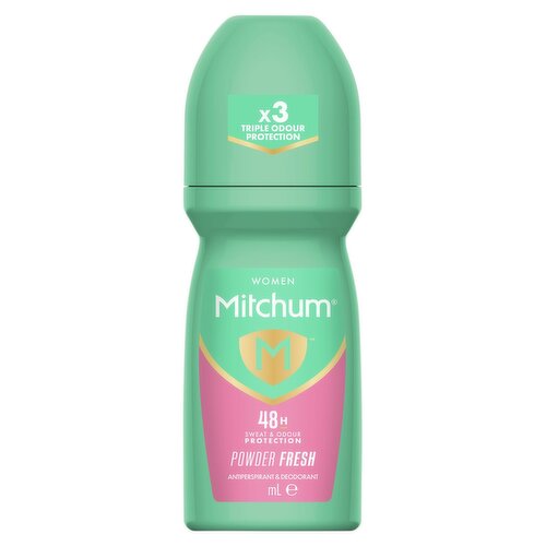 Mitchum Women Powder Fresh Roll-On Antiperspirant & Deodorant 100ml