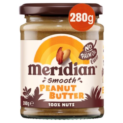 Meridian Smooth Peanut Butter Palm Oil Free 280G