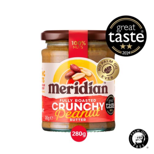 Meridian Crunchy Peanut Butter Palm Oil Free 280G