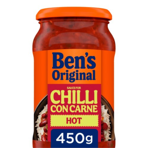 Ben's Original Hot Chilli Con Carne Sauce 450g