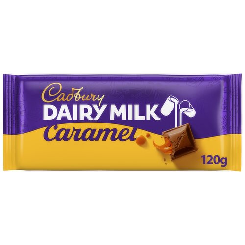 Cadbury Dairy Milk Caramel Chocolate Bar 120 g