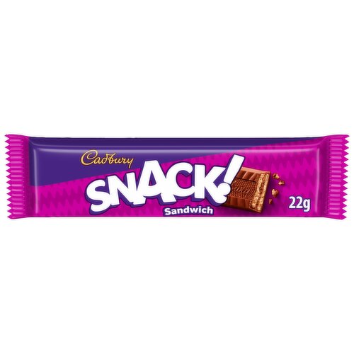 Cadbury Snack Sandwich Chocolate Biscuit 22g