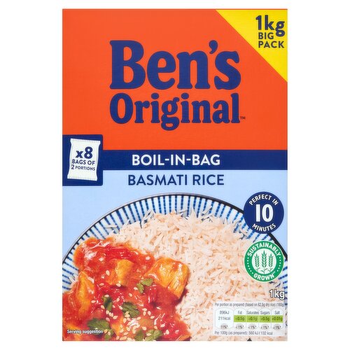 Ben's Original Boil-in-Bag Basmati Rice 1kg