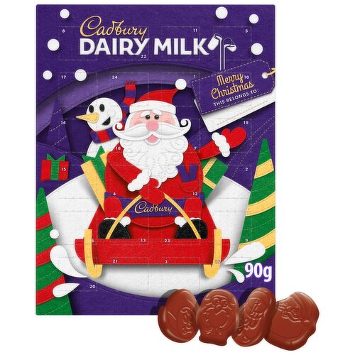 Cadbury Dairy Milk Christmas Chocolate Advent Calendar 90g