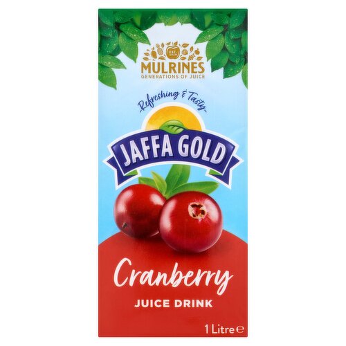 Jaffa Gold Cranberry Juice Drink 1 Litre