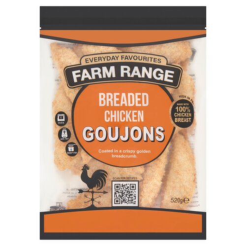 Farm Range Breaded Chicken Goujons 520g
