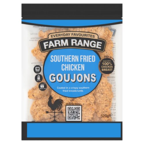 Farm Range Southern Fried Chicken Goujons 520g