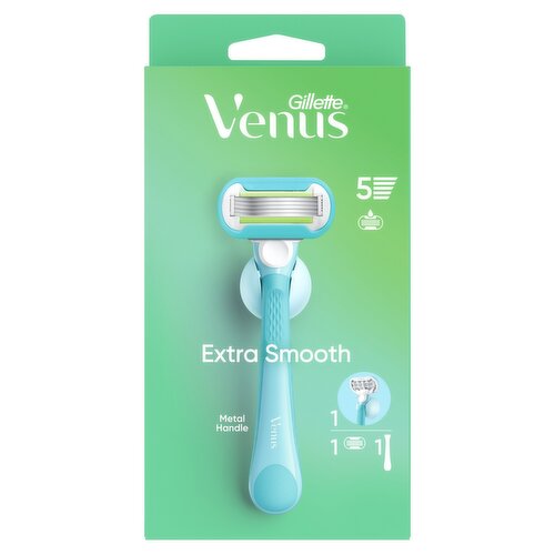 Gillette Venus Extra Smooth Women’s Razor, 1 Refill Razor Cartridges ...