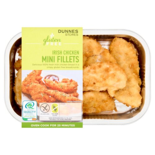 Dunnes Stores Gluten Free Irish Breaded Mini Fillets 300g
