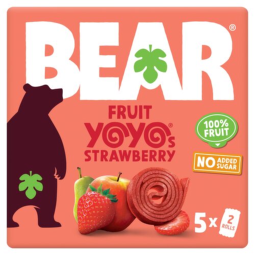 Bear Fruit Yoyos Strawberry 5 x 20g