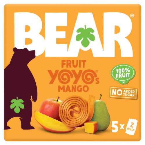 BEAR Fruit Yoyos Marvellous Mango Multipack 5x20g