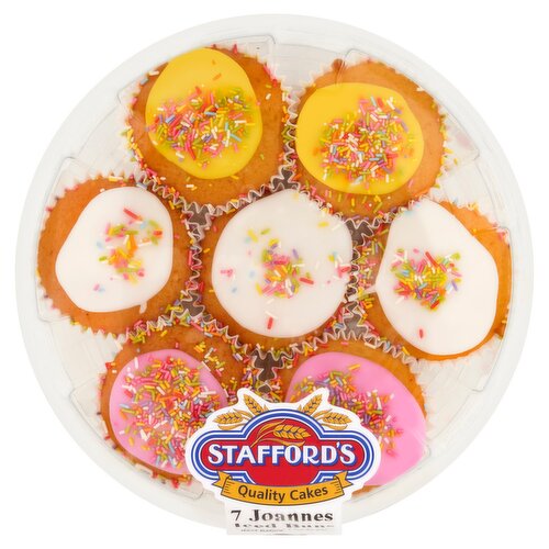 Stafford's 7 Joannes Iced Buns 460g