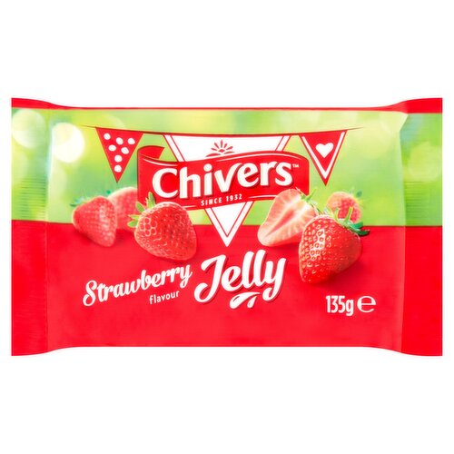 Chivers Strawberry Flavour Jelly 135g