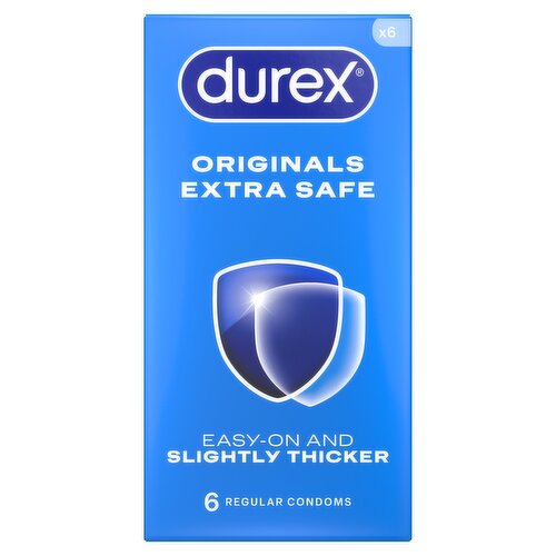 Durex 6 Regular Fit Originals Extra Safe Condoms