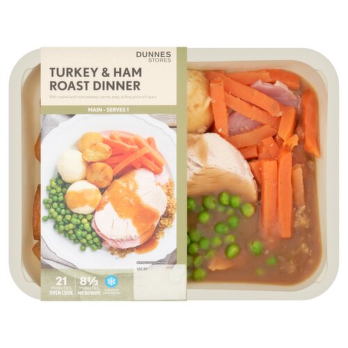 Dunnes Stores Turkey & Ham Roast Dinner 500g