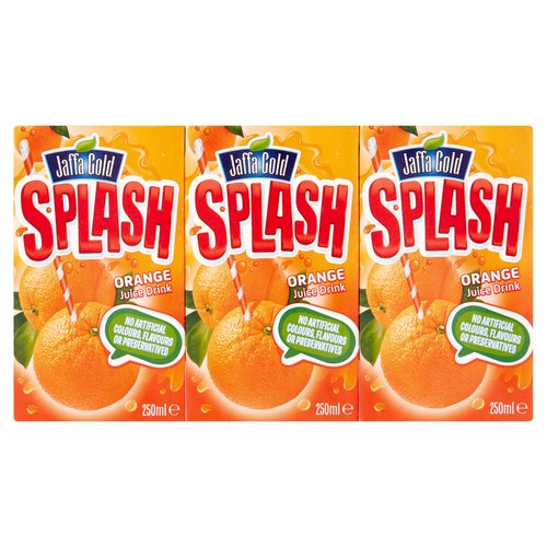 Jaffa Gold Splash Orange Juice Drink 6 x 250ml
