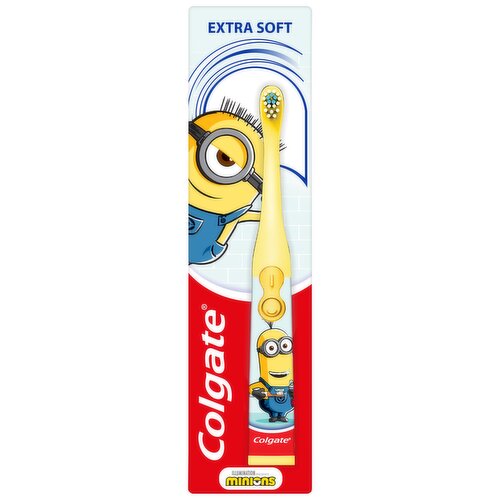 Colgate 360 Sonic Kids’ 3+ Years Minion Extra Soft Battery Powered Toothbrush