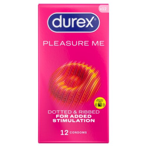 Durex Pleasure Me Ribbed and Dotted 12 Condoms