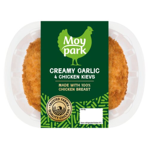 Moy Park 4 Creamy Garlic Chicken Kievs 2 x 260g