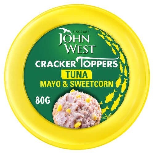 John West Cracker Toppers Mayo & Sweetcorn Tuna 80g