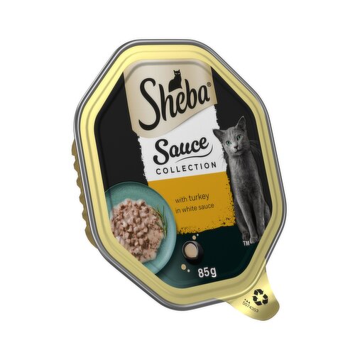 Sheba Sauce Collection with Turkey in White Sauce 85g