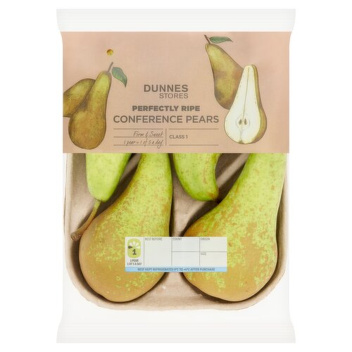 Dunnes Stores Perfectly Ripe Conference Pears 4pk