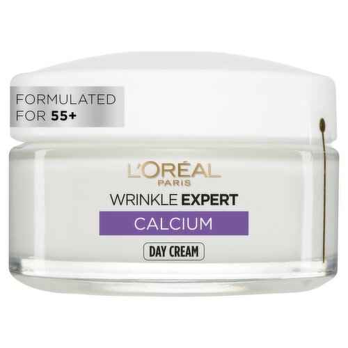 L’Oréal Paris Wrinkle Expert Anti-Wrinkle 55+ Day Cream, Formulated with Calcium, 50ml