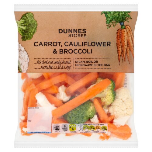 Dunnes Stores Carrot, Cauliflower & Broccoli 500g