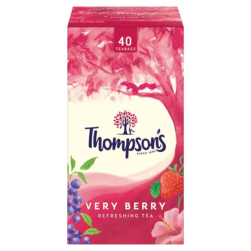 Thompson's Very Berry 40 Teabags 100g