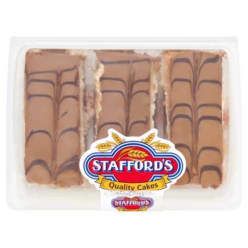 Stafford's Dairy Cream Coffee Slices 3Pk 240g