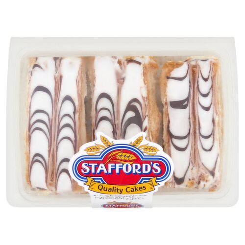 Stafford's Dairy Cream Vanilla Slices 3Pk 240g