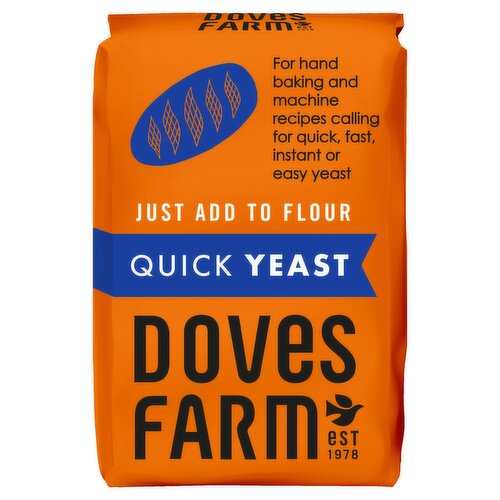 Doves Farm Quick Yeast for Bread Making 125g