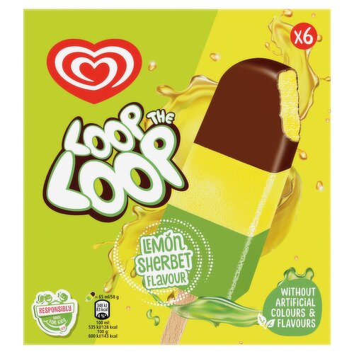 Loop the Loop Lemon Sherbet Flavour 6 x 65ml