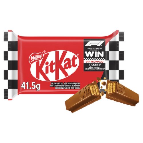 KitKat F1 4 Finger Milk Chocolate Biscuit Bar 41.5g
