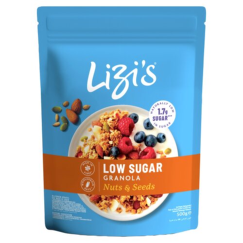 Lizi's Low Sugar Granola Nuts & Seeds 500g