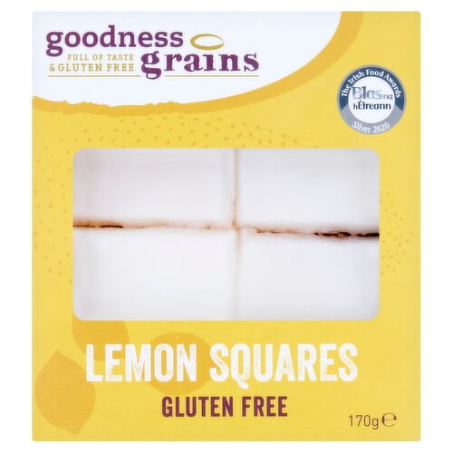 Goodness Grains Lemon Squares 170g