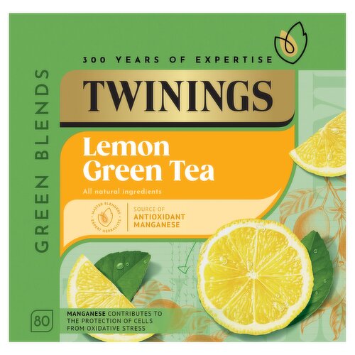 Twinings Lemon Green Tea 80 Tea Bags 160g