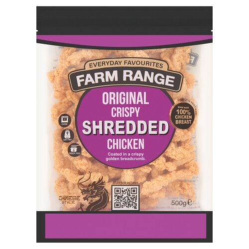 Farm Range Chinese Style Original Crispy Shredded Chicken 500g