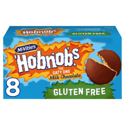 McVitie's Gluten Free Milk Chocolate Hobnobs - The Oaty One Biscuits 150g