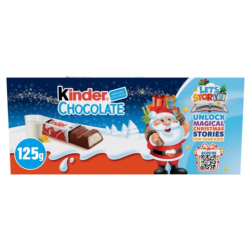 Kinder Chocolate 10 Wrapped Small Bars 125g
