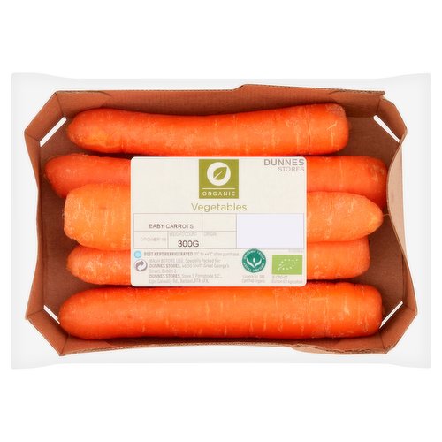 Dunnes Stores Organic Vegetables Baby Carrots 300g