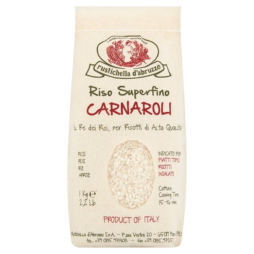 Sheridans Cheesemongers Rustichella d'Abruzzo Carnaroli Rice 1kg