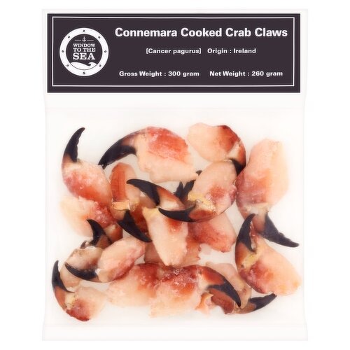 Window to the Sea Connemara Cooked Crab Claws 260g