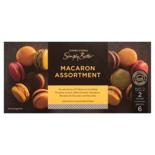Dunnes Stores Simply Better Macaron Assortment 144g