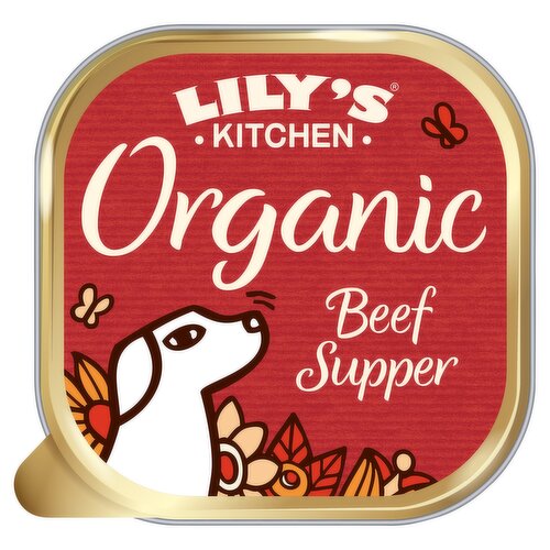 Lily's Kitchen Organic Beef Supper with Vegetables Adult Wet Dog Food 150g