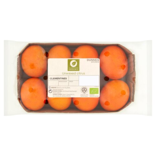 Dunnes Stores Organic Unwaxed Citrus Clementines 500g