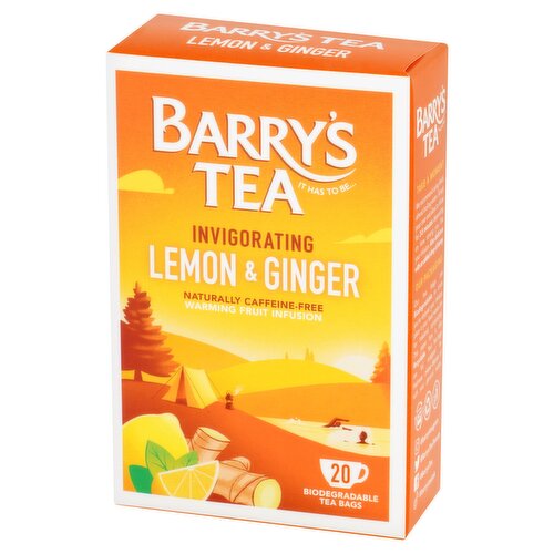 Barry's Tea Lemon & Ginger 20 Teabags 35g