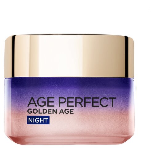 L’Oréal Paris Age Perfect Golden Night Cream for 50+, Renew Skin Barrier Overnight, 50ml