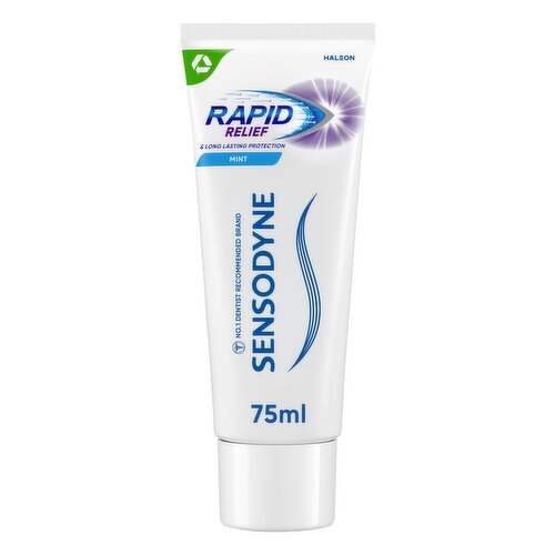 Sensodyne Rapid Relief Sensitive Toothpaste Original Mint 75ml