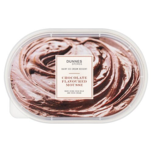 Dunnes Stores Chocolate Flavoured Mousse Dairy Ice Cream Dessert 900ml